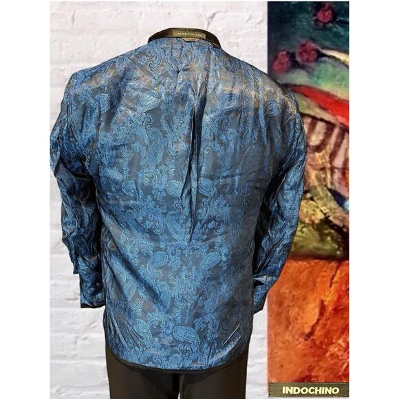 New Indochino 38R Black Tuxedo Formal Coat Suit Jacket Only - Picture 9 of 13